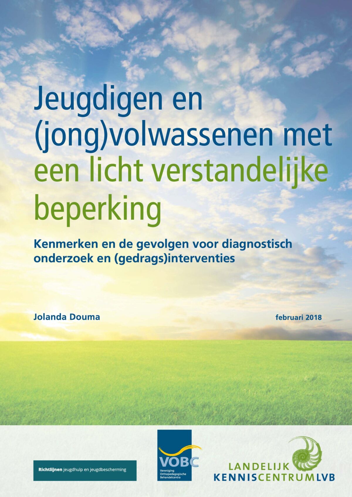 Cover jeugdigen en jongvolwassenen