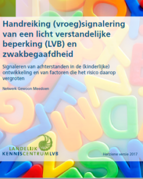 cover handreiking vroegsignalering LVB